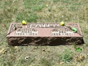 Hilda and Ben Smallman's graves Oak Hill Cemetery Hammond, Indiana